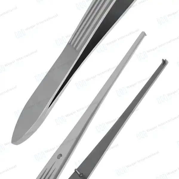 Mcindoe Tissue Forceps 6″ Straight 1.5mm Wide 1×2 Teeth - surgical instruments manufactured by Waqar International, Sialkot - view 5