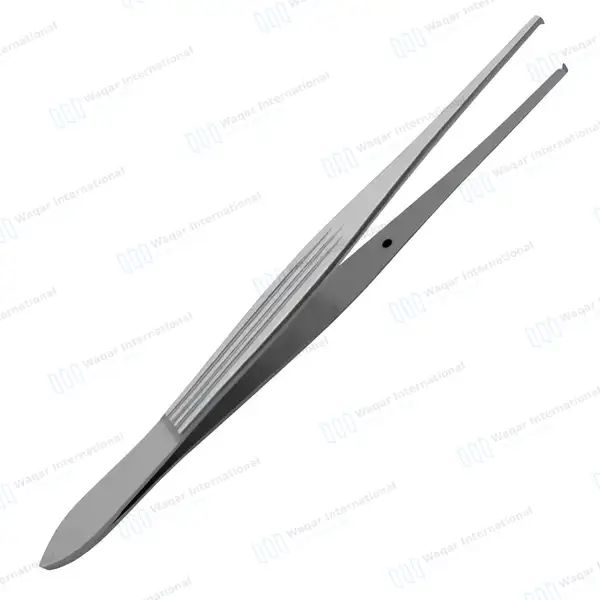 Mcindoe Tissue Forceps 6″ Straight 1.5mm Wide 1×2 Teeth - surgical instruments manufactured by Waqar International, Sialkot - view 6