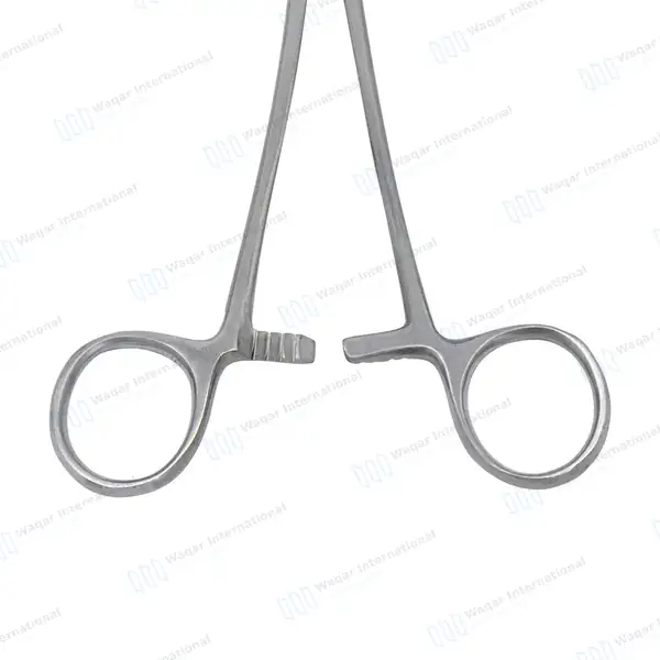 Foerster Dressing Forceps 25cm Straight Serrated Jaws - surgical instruments manufactured by Waqar International, Sialkot - view 3