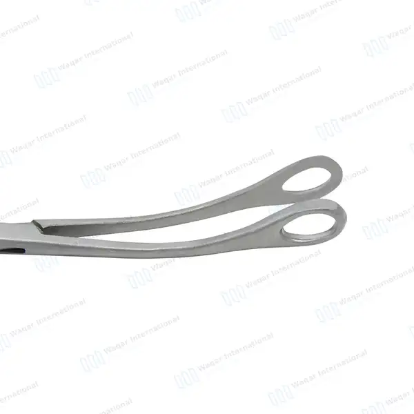 Foerster Dressing Forceps 9.75″ (25cm) Curved Smooth Jaws - surgical instruments manufactured by Waqar International, Sialkot - view 3