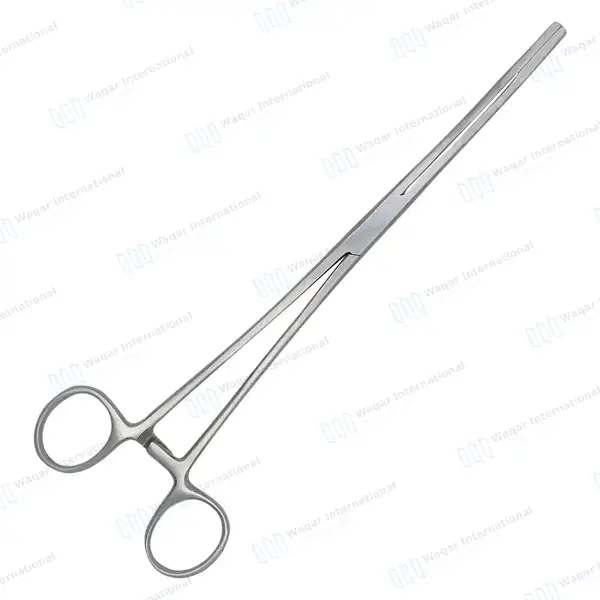 Foerster Dressing Forceps 9.75″ (25cm) Curved Smooth Jaws - surgical instruments manufactured by Waqar International, Sialkot - view 5