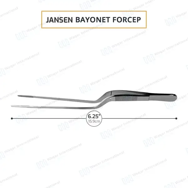 Jansen Ear Dressing Forceps 6.25″ - surgical instruments manufactured by Waqar International, Sialkot - view 3