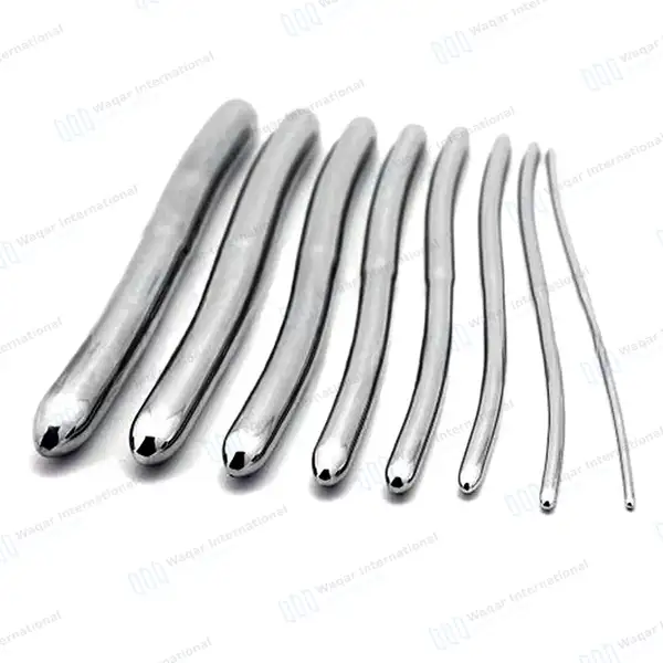 8 Pcs Hegar Uterine Sounds Dilator Set 3mm-18mm Double Ended - surgical instruments manufactured by Waqar International, Sialkot - view 6