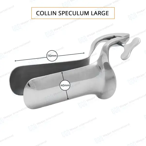 Collin Vaginal Speculum Large Gynecology Instruments - surgical instruments manufactured by Waqar International, Sialkot - view 3