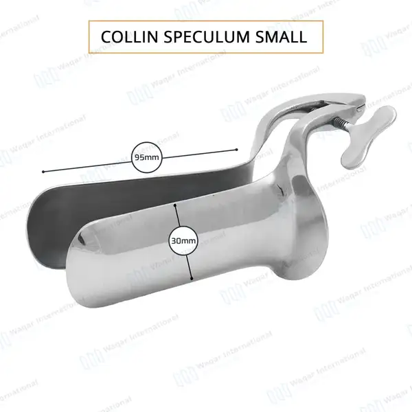Collin Vaginal Speculum Small Gynecology Instrument - surgical instruments manufactured by Waqar International, Sialkot - view 3