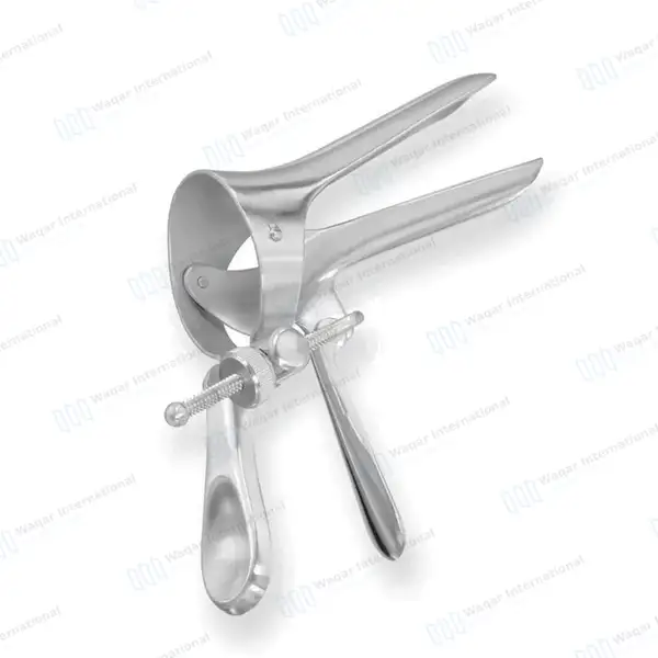 Cusco Vaginal Speculum with Side Screw – Medium - surgical instruments manufactured by Waqar International, Sialkot - view 6