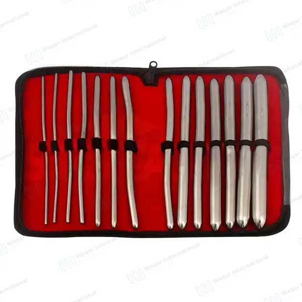 14 Pcs Hegar Uterine Dilators Set 3mm-30mm Double Ended - surgical instruments manufactured by Waqar International, Sialkot - view 7
