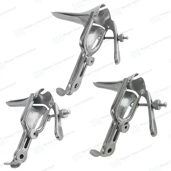 3 Pcs Pederson Vaginal Speculum Set - surgical instruments manufactured by Waqar International, Sialkot - view 2