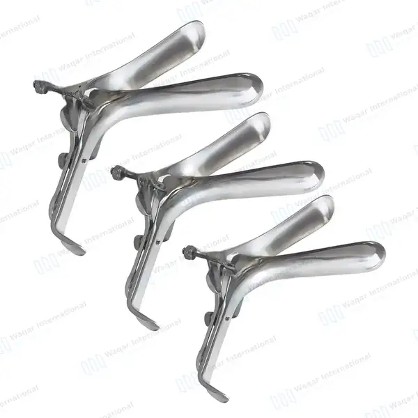 3 Pcs Pederson Vaginal Speculum Set - surgical instruments manufactured by Waqar International, Sialkot - view 5