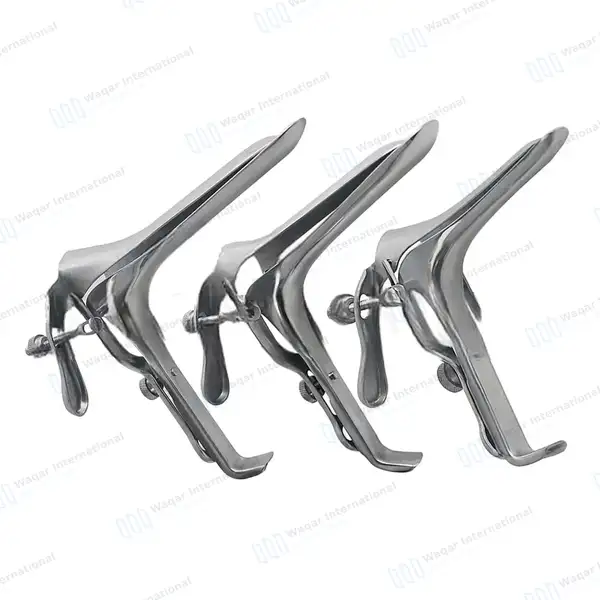 3 Pcs Pederson Vaginal Speculum Set - surgical instruments manufactured by Waqar International, Sialkot - view 6
