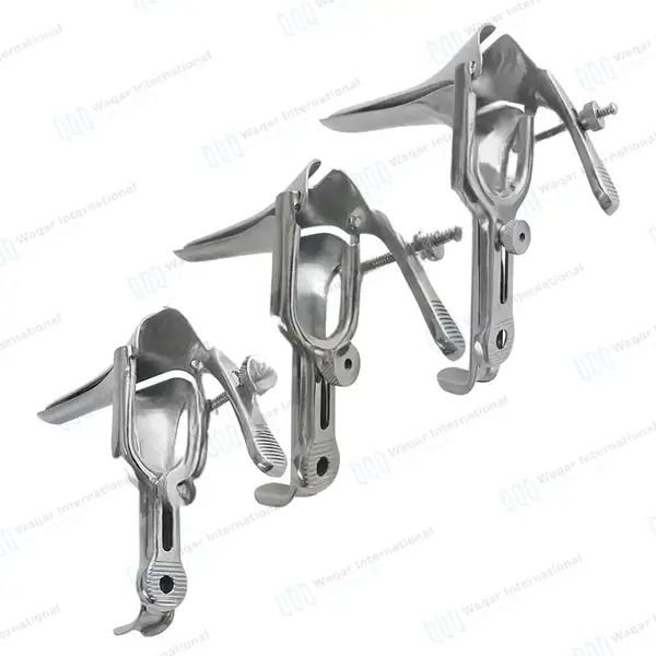 3 Pcs Pederson Vaginal Speculum Set - surgical instruments manufactured by Waqar International, Sialkot - view 7