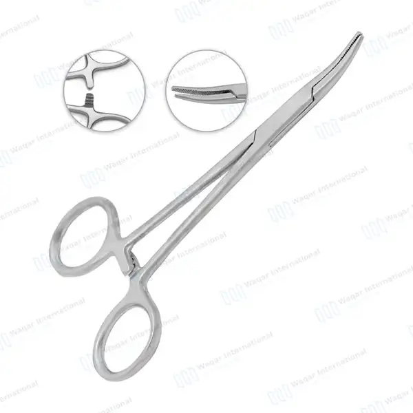 2 Crile Rankin Forceps Set 16cm Curved - surgical instruments manufactured by Waqar International, Sialkot - view 3