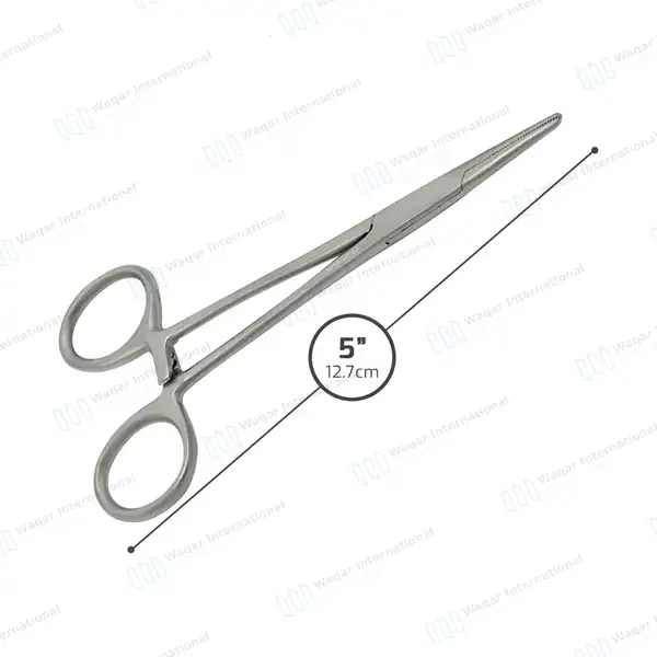 Dog Hemostat Ear Hair Puller 5″ Straight - veterinary instruments manufactured by Waqar International, Sialkot - view 3