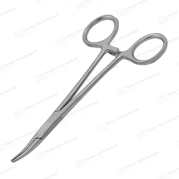Dog Hemostat Ear Hair Puller 5″ Curved - veterinary instruments manufactured by Waqar International, Sialkot - view 5