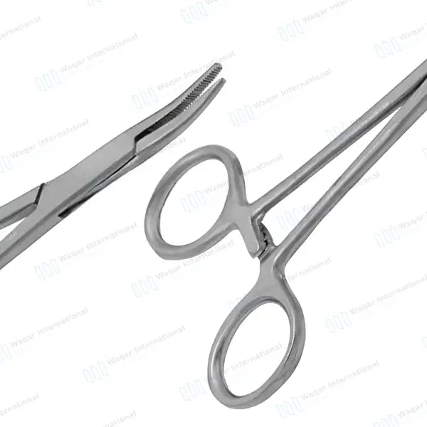 Dog Hemostat Ear Hair Puller 5″ Curved - veterinary instruments manufactured by Waqar International, Sialkot - view 7