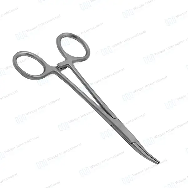 Halsted Mosquito Forceps 5″ Curved - surgical instruments manufactured by Waqar International, Sialkot - view 5