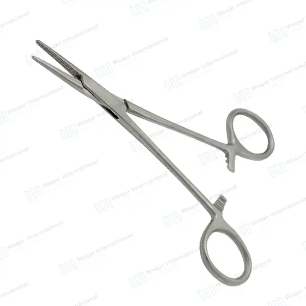 Set of 2 Halsted Mosquito Forceps 5″ Straight & Curved - surgical instruments manufactured by Waqar International, Sialkot - view 7