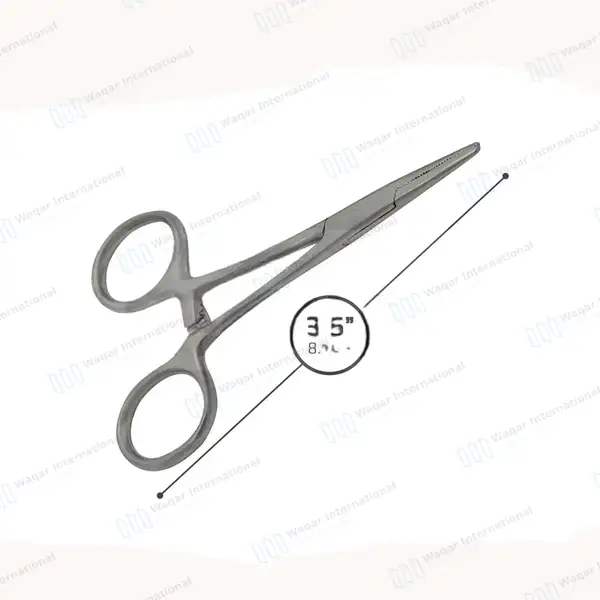 Hartmann Mosquito Forceps 3.5″ Straight - surgical instruments manufactured by Waqar International, Sialkot - view 2
