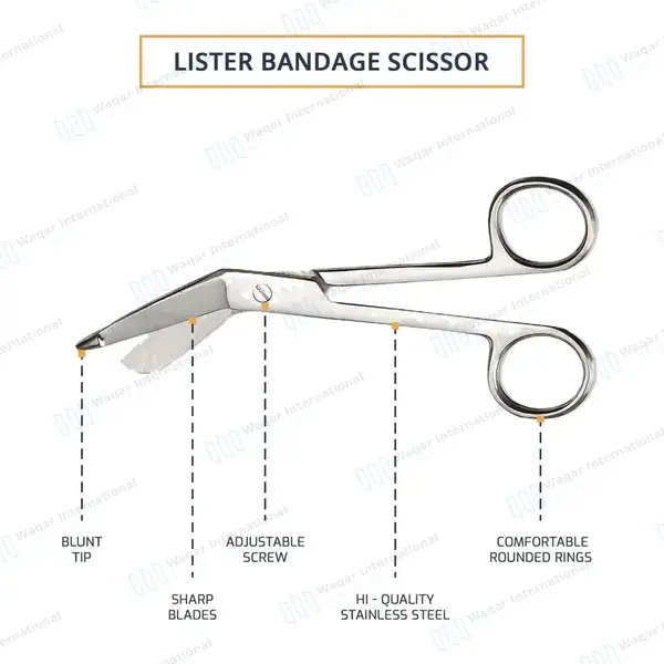 4 Pcs Home Bandage Kit with Free Carrying Case - surgical instruments manufactured by Waqar International, Sialkot - view 9