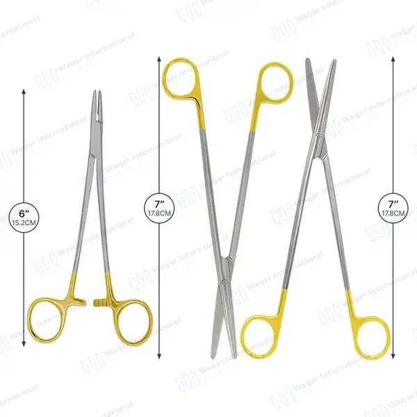 12 Pcs T/C Circumcision Set - surgical instruments manufactured by Waqar International, Sialkot - view 3