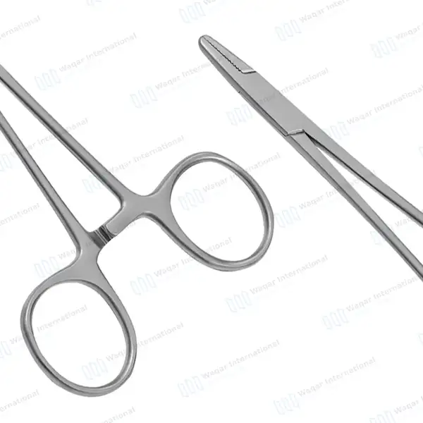 Baumgartner Needle Holder 5.5″ - surgical instruments manufactured by Waqar International, Sialkot - view 6