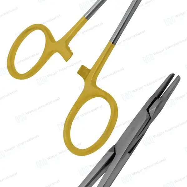 TC Ryder Needle Holder 7″ Serrated Jaws - surgical instruments manufactured by Waqar International, Sialkot - view 6