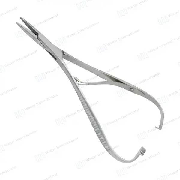 Mathieu Ligature Elastic Placing Plier 5.5″ Slim Narrow Tip - surgical instruments manufactured by Waqar International, Sialkot - view 2