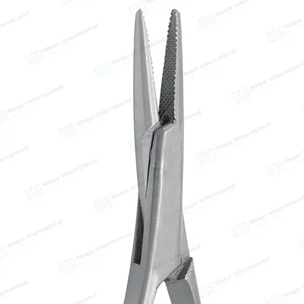 Mathieu Ligature Elastic Placing Plier 5.5″ Slim Narrow Tip - surgical instruments manufactured by Waqar International, Sialkot - view 5