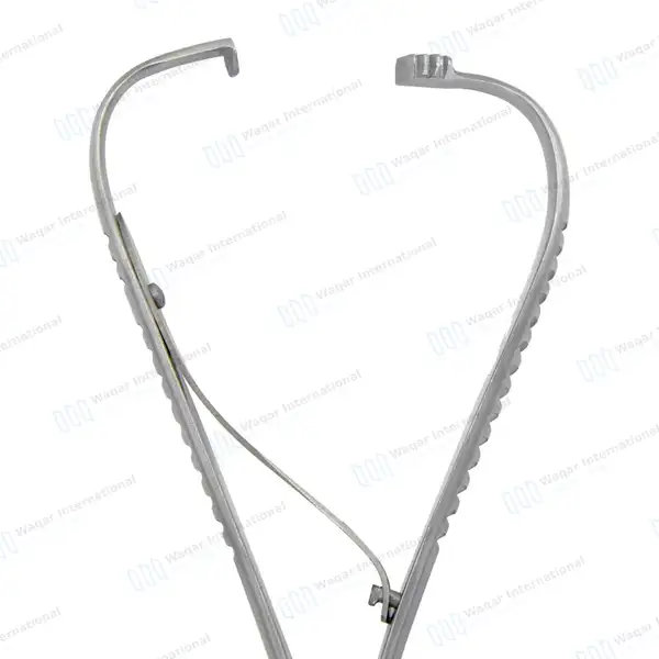 Mathieu Ligature Elastic Placing Plier 5.5″ Slim Narrow Tip - surgical instruments manufactured by Waqar International, Sialkot - view 6