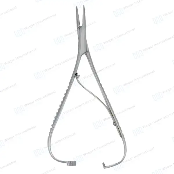 Mathieu Ligature Elastic Placing Plier 5.5″ Slim Narrow Tip - surgical instruments manufactured by Waqar International, Sialkot - view 7