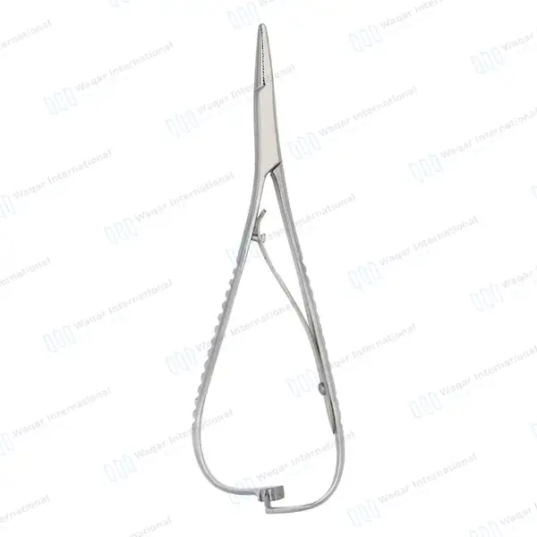 Mathieu Ligature Elastic Placing Plier 5.5″ Slim Narrow Tip - surgical instruments manufactured by Waqar International, Sialkot - view 8