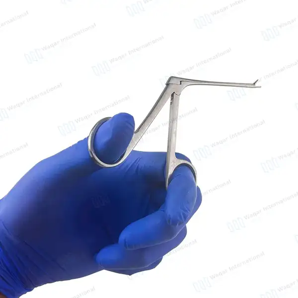 Hartmann Alligator Ear Forceps 3.5″ - surgical instruments manufactured by Waqar International, Sialkot - view 5