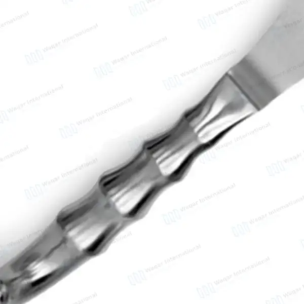 Deaver Grip Retractor 3″ x 12″ Curved Blade - surgical instruments manufactured by Waqar International, Sialkot - view 5