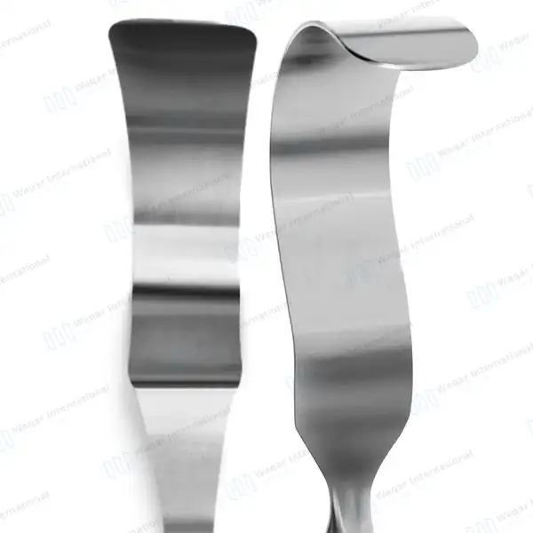 Deaver Grip Retractor 3″ x 12″ Curved Blade - surgical instruments manufactured by Waqar International, Sialkot - view 6