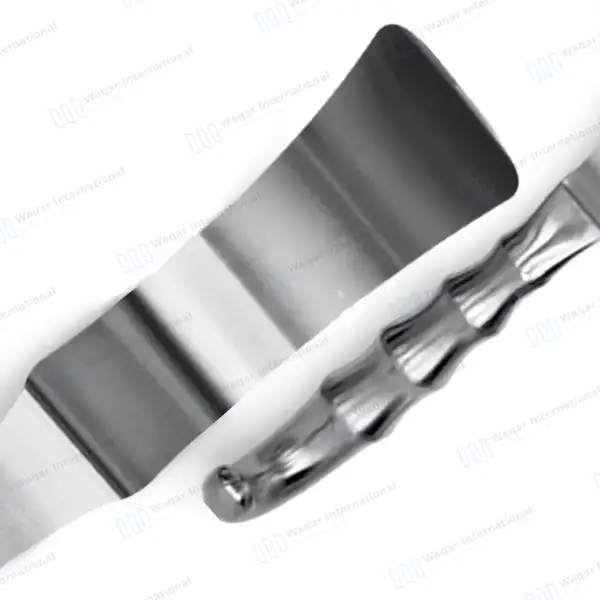 Deaver Grip Retractor 3″ x 12″ Curved Blade - surgical instruments manufactured by Waqar International, Sialkot - view 7