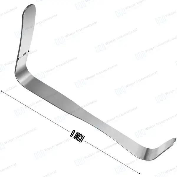 Deaver Retractor 1″ X 9″ (25X230mm) Double Ended - surgical instruments manufactured by Waqar International, Sialkot - view 2