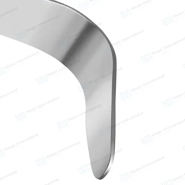 Deaver Retractor 1″ X 9″ (25X230mm) Double Ended - surgical instruments manufactured by Waqar International, Sialkot - view 4