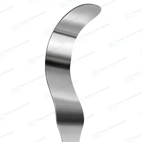 Deaver Retractor 1.5″ X 12″ (38 X 300mm) with Solid Handle - surgical instruments manufactured by Waqar International, Sialkot - view 3