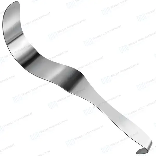 Deaver Retractor 2″ X 12″ (50 X 300mm) with Solid Handle - surgical instruments manufactured by Waqar International, Sialkot - view 2