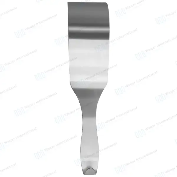 Deaver Retractor 3″ X 12″ (75 X 300mm) with Solid Handle - surgical instruments manufactured by Waqar International, Sialkot - view 6