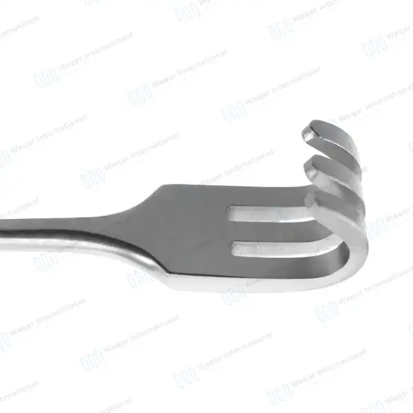Senn-Mueller Retractor 16.2cm Blunt 3 Prongs - surgical instruments manufactured by Waqar International, Sialkot - view 5