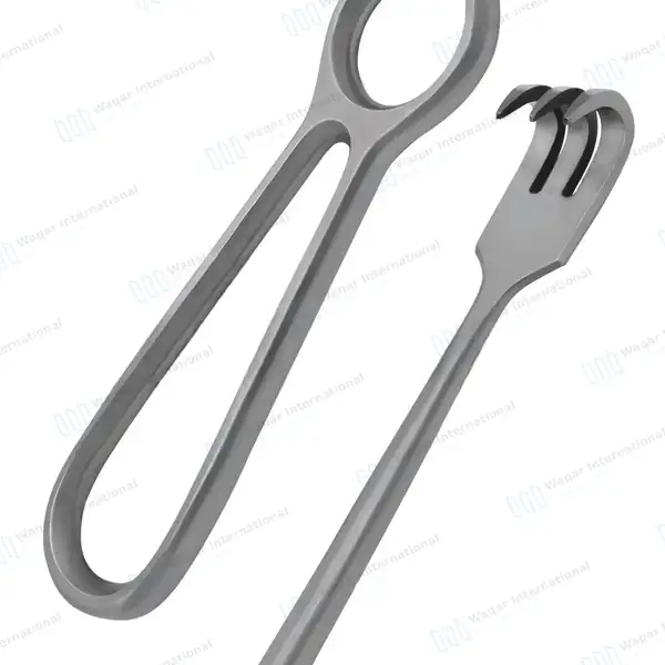 5 Volkmann Sharp Retractors 8.5″ (21.6cm) with Ring Handle - surgical instruments manufactured by Waqar International, Sialkot - view 6