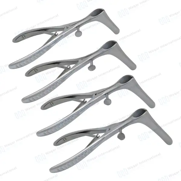 Cottle Nasal Speculum 6″ Set of 4 Blade 35mm, 50mm, 75mm, 90mm - surgical instruments manufactured by Waqar International, Sialkot - view 2