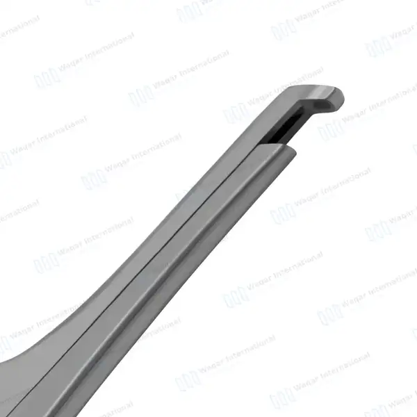 Kerrison Rongeur 3″ Shaft Size #1 4.5mm Bite 45° Forward Up Gold Handle - surgical instruments manufactured by Waqar International, Sialkot - view 5