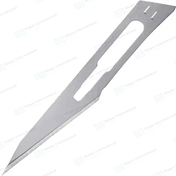 100 Pcs Scalpel Blades #11 for Handle No. 3 - surgical instruments manufactured by Waqar International, Sialkot - view 4