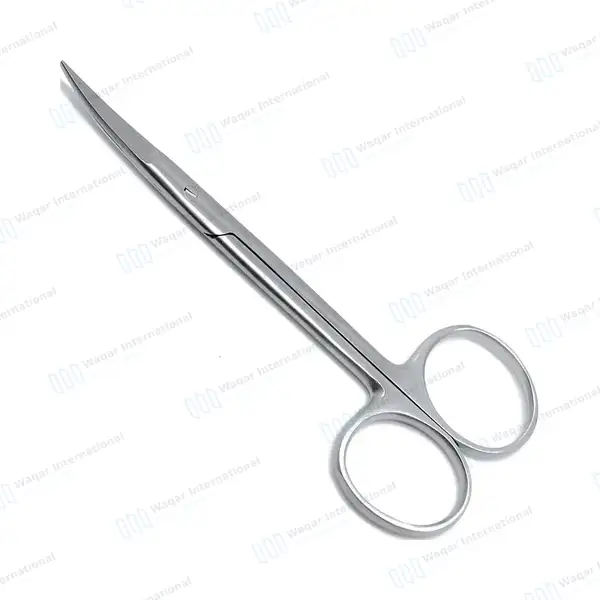 10 Assorted Iris Scissors 3.5″ Straight + Curved - surgical instruments manufactured by Waqar International, Sialkot - view 5