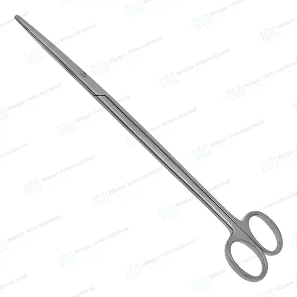 2 Pcs Metzenbaum Scissors Set 11″ Straight + Curved - surgical instruments manufactured by Waqar International, Sialkot - view 5