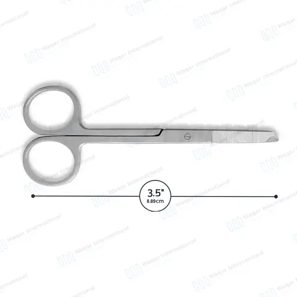 12 Spencer Stitch Suture Scissors 3.5″ Surgical Veterinary - surgical instruments manufactured by Waqar International, Sialkot - view 2