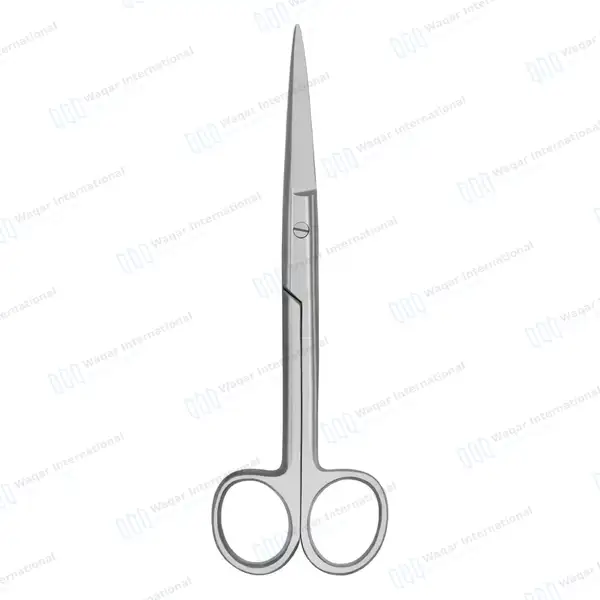 Operating Scissors 5.5″ Straight Sharp/Sharp Round Pattern - surgical instruments manufactured by Waqar International, Sialkot - view 4