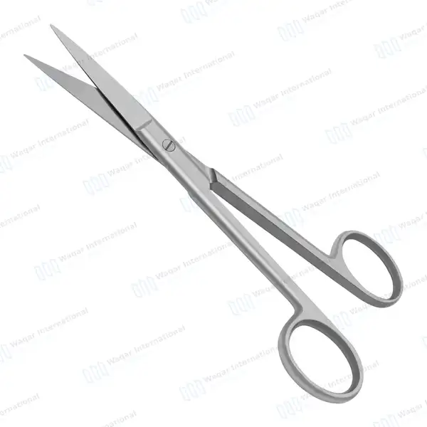 Operating Scissors 5.5″ Straight Sharp/Sharp Round Pattern - surgical instruments manufactured by Waqar International, Sialkot - view 6